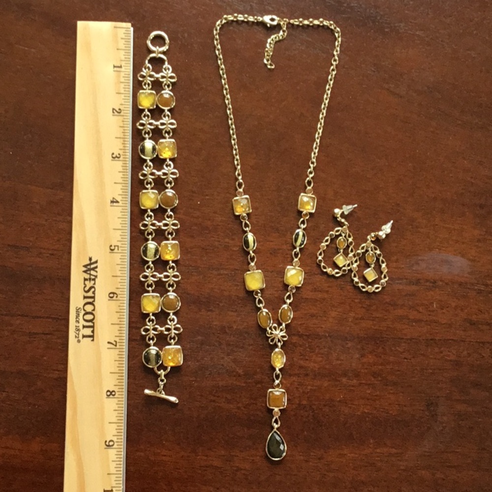 Beautiful jewelry set NECKLACE, BRACELET&EARRINGS